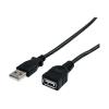 StarTech.com 1,8m USB 2.0 A Verlängerungskabel - Stecker / Buchse - USB Verlängerung - Schwarz - USB-Verlängerungskabel - USB (M) zu USB (W) - USB 2.0 - 1.8 m - Schwarz - für P / N: 35FCREADBK3, ICUSB2321F, ICUSB232V2, LTUB1MBK, MSDREADU2OTG, ST4200MIN