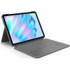 Logitech Combo Touch - Tastatur und Foliohülle - mit Trackpad - hintergrundbeleuchtet - Apple Smart connector - QWERTZ - Deutsch - Oxford Gray - für Apple 10.9-inch iPad Air, 11-inch iPad Air
