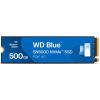 WD Blue SN5000 WDS500G4B0E-00CNZ0 - SSD - 500 GB - intern - M.2 2280 - PCIe 4.0 x4 (NVMe)