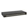 48-Port Gigabit Ethernet unmanaged Switch, lüfterlos, Metallgehäuse mit Wand- und Rackbefestigungskit