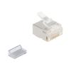 Delock - Netzwerkanschluss - RJ-45 (M) - U / FTP - CAT 6a (Packung mit 100)