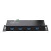 4-Port Industrial USB 3.0 Hub, Metal