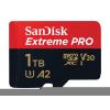 SanDisk Extreme Pro - Flash-Speicherkarte (microSDXC-an-SD-Adapter inbegriffen) - 1 TB - A2 / Video Class V30 / UHS-I U3 / Class10 - microSDXC UHS-I