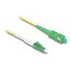 Delock - Netzwerkkabel - LC / APC (M) zu SC / APC (M) - 3 m - 2 mm - Glasfaser - Simplex - 9 / 125 Mikrometer - G.657.A / OS2 - halogenfrei - Gelb