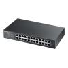 Zyxel GS-1100-24E - Switch - unmanaged - 24 x 10 / 100 / 1000 - an Rack montierbar, wandmontierbar