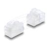 Delock - Stecker-Staubschutz - durchsichtig (Packung mit 10)