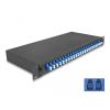 Delock 19 Zoll LWL Spleißbox 24 x LC Duplex OS2 1HE