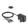 Delock Externes Netzteil DC 3,5 x 1,35 mm, DC 5,5 x 2,1 mm, DC 5,5 x 2,5 mm 5,0 V / 2,0 A / 10,0 W