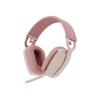 Logitech Zone Vibe 100 - Headset - ohrumschließend - Bluetooth - kabellos - rosé