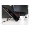 Compulocks iPad 10.2" Lock and Security Case Bundle with Combination Cable Lock - Hintere Abdeckung für Tablet - Aluminium - Schwarz - 10.2" - für Apple 10.2-inch iPad (7. Generation, 8. Generation, 9. Generation)