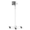 Compulocks iPad Pro M4 11" (2024), Apex Enclosure Rolling Cart - Rise Freedom Extended - Befestigungskit (Gehäuse, Wagenständer) - für Tablett - verriegelbar - medizinisch - hochwertiges Aluminium - weiß - Bildschirmgröße: 27.9 cm (11") - für Apple 1