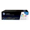 HP 125A CYM Tri-Pack LaserJet Toner Cart