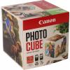 Canon Photo Cube Creative Pack - Glänzend - 2er-Pack - Schwarz, Farbe (Cyan, Magenta, Gelb) - original - Tintenpatrone / Papierkit - für PIXMA TS5350, TS5350i, TS5351, TS5351i, TS5352, TS5353, TS7450, TS7450i, TS7451, TS7451i