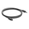Delock - Digitales Audio-Kabel (optisch) - Mini-TOSLINK männlich zu TOSLINK weiblich - 2 m - Glasfaser - Schwarz
