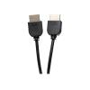 C2G 10ft HDMI Cable with Low Profile Connectors - Flexible - Std Speed - HDMI-Kabel - HDMI männlich zu HDMI männlich - 3 m - Doppelisolierung - Schwarz