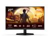 AOC Gaming C27G42E - LED-Monitor - Gaming - gebogen - 68.6 cm (27") - 1920 x 1080 Full HD (1080p) @ 180 Hz - Fast VA - 300 cd / m² - 3000:1 - HDR10 - 0.5 ms - 2xHDMI, DisplayPort - Lautsprecher - Schwarz, Rot