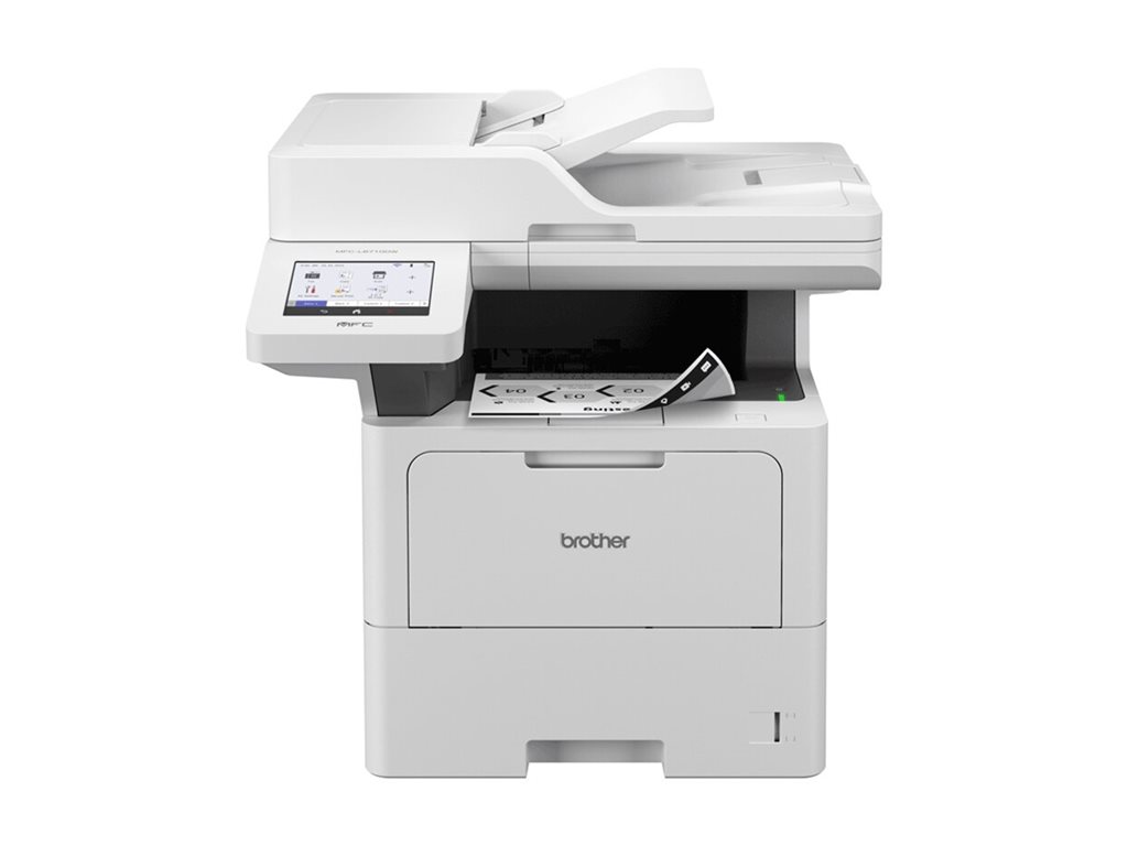 Brother MFC-L6710DW - Multifunktionsdrucker - s / w - Laser - A4 / Legal (Medien) - bis zu 50 Seiten / Min. (Kopieren) - bis zu 50 Seiten / Min. (Drucken) - 520 Blatt - 33.6 Kbps - USB 2.0, Gigabit LAN, Wi-Fi(n)