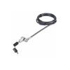 StarTech.com Universal Laptop Lock 6.6ft (2m), Security Cable For Notebook Compatible With Noble Wedge® / Nano / K-Slot, Keyed Locking Cable - Anti-Theft Cut-Resistant Steel Cable (UNIVK-LAPTOP-LOCK) - Sicherheitskabelschloss - Schwarz, Silber - 2 m