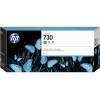 HP 730 - 300 ml - mit hoher Kapazität - Cyan - original - DesignJet - Tintenpatrone - für DesignJet SD Pro MFP, T1600, T1600dr, T1700, T1700dr, T1708, T1708dr, T2600, T2600dr