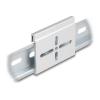 Delock - Befestigungsclip - Aluminium, 60 x 47,8 mm - DIN schienenmontierbar - Silber