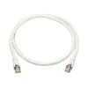 Eaton Tripp Lite Series Cat8 25G / 40G-Certified Snagless Shielded S / FTP Ethernet Cable (RJ45 M / M), PoE, White, 3 ft. (0.91 m) - Patch-Kabel - RJ-45 (M) zu RJ-45 (M) - 91.4 cm - S / FTP - CAT 8 - ohne Haken, robust - weiß