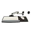 LX Arm Tastatur Wandmontage silber / Belastung 2.2kg / Anhebung 33cm / Neigung 80° / Schwenkung 360°