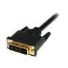 StarTech.com HDMI auf DVI Adapter 20cm - DVI-D (25 pin) (Stecker) zu HDMI (19 pin) (Buchse) - Monitor Dongle Adapterkabel - Videoadapter - HDMI weiblich zu DVI-D männlich - 20.32 cm - abgeschirmt - Schwarz - für P / N: CDP2HDMM2MB, DP2HDMM2MB, HDDVIMM3