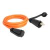 Delock - Netzwerkkabel - LC Multi-Mode (M) zu LC Multi-Mode (M) - 3 m - 7.5 mm - Glasfaser - Duplex - 50 / 125 Mikrometer - OM2 - Schutzkappe - orange
