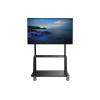 Eaton Tripp Lite Series Heavy-Duty Rolling TV Cart for 60" to 105" Flat-Screen Displays, Locking Casters, Black - Wagen - für Flachbildschirm / Whiteboard / Notebook / AV-Ausrüstung - Stahl - Schwarz - Bildschirmgröße: 152.4-266.7 cm (60"-105")