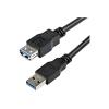 StarTech.com 2m USB 3.0 Verlängerungskabel - USB 3 Typ A auf A 2 Meter Kabel Verlängerung - Stecker / Buchse - Schwarz - USB-Verlängerungskabel - USB Typ A (W) zu USB Typ A (M) - USB 3.0 - 2 m - Schwarz - für P / N: HB30A4AIB, SV211DPUA4K, SV211HDUA4K,
