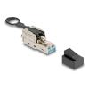 Delock - Netzwerkanschluss - Field Term RJ45 (M) Push / Pull zu LSA - CAT 6a