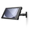 Compulocks Galaxy Tab A9+ 11", Swell Enclosure Swing Wall Mount - Befestigungskit (Gehäuse, Schwenkarm) - freiliegende Front- / Rückkamera und Sensoren - für Tablett - verriegelbar - Metallrahmen - Schwarz - Bildschirmgröße: 27.9 cm (11") - Wandmontage