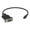 Funktioniert mit Mac und PC - als Standard-Com-Port installiert - 480 Mbit / s - Spannung auf 5V - unterstützt alle Datensignale - USB-A 2.0 (m) zu 9-poligem D-Sub (m) - Treiber auf USB-Adapter - schwarz
