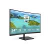 Philips E-line 241E1SCA - LED-Monitor - gebogen - 61 cm (24") (23.6" sichtbar) - 1920 x 1080 Full HD (1080p) @ 75 Hz - VA - 250 cd / m² - 3000:1 - 4 ms - HDMI, VGA - Lautsprecher - Textured Black