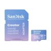 SanDisk Creator - Flash-Speicherkarte (microSDXC-an-SD-Adapter inbegriffen) - 128 GB - A2 / Video Class V30 / UHS-I U3 - microSDXC UHS-I