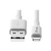 Eaton Tripp Lite Series USB-A to Lightning Sync / Charge Cable (M / M) - MFi Certified, White, 6 ft. (1.8 m) - Daten- / Netzkabel - USB männlich zu Lightning männlich - 1.83 m - weiß - für P / N: U280-001-C2, U280-006-C3A-ST, U280-C02-30W-K, U280-C02-63W-