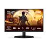 AOC Gaming C24G42E - LED-Monitor - Gaming - gebogen - 61 cm (24") (23.6" sichtbar) - 1920 x 1080 Full HD (1080p) @ 180 Hz - Fast VA - 250 cd / m² - 3000:1 - HDR10 - 0.5 ms - 2xHDMI, DisplayPort - Lautsprecher - Schwarz, Rot