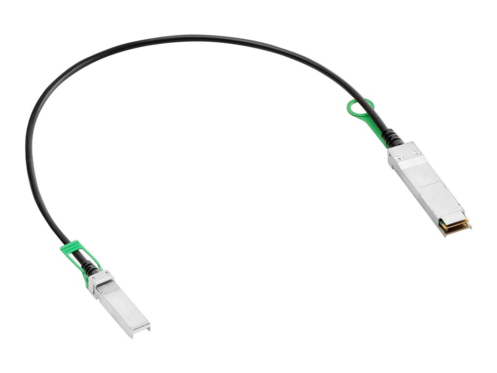 HPE Aruba Networking - 50GBase Direktanschlusskabel - QSFP56 zu SFP56 - 65 cm