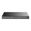 TP-Link Omada SG3452XMPP V1.8 - Switch - L2+ - managed - 40 x 10 / 100 / 1000 (PoE+) + 8 x 10 / 100 / 1000 (PoE++) + 4 x 10Gb Ethernet SFP+ - an Rack montierbar - PoE++ (750 W)