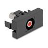 Delock Easy 45 Modul Cinch Buchse zu Cinch Buchse rot / schwarz