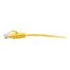 C2G 1ft (0.3m) Cat6a Snagless Unshielded (UTP) Slim Ethernet Network Patch Cable - Yellow - Patch-Kabel - RJ-45 (M) zu RJ-45 (M) - 30 cm - 4.8 mm - UTP - CAT 6a - geformt, ohne Haken - Gelb