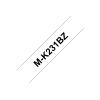 Brother M-K231BZ - Schwarz auf Weiß - Rolle (1,2 cm x 8 m) 1 Kassette(n) Etikettenband - für P-Touch PT-55, PT-65, PT-75, PT-80, PT-85, PT-90, PT-BB4, PT-M95
