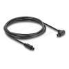Delock - Digitales Audio-Kabel (optisch) - TOSLINK männlich gewinkelt zu TOSLINK männlich - 1.5 m - Glasfaser - Schwarz