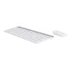 Logitech Slim Wireless Combo MK470 - Tastatur-und-Maus-Set - kabellos - 2.4 GHz - Nordisch - Off-White