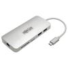Eaton Tripp Lite Series USB C Docking Station, 4K @ 30 Hz, HDMI, Thunderbolt 3, USB-A Hub, PD Charging, SD / Micro SD, GbE, USB Type C, USB-C - Dockingstation - USB-C 3.1 / Thunderbolt 3 - HDMI - 1GbE