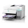 Epson EcoTank ET-3956 - Multifunktionsdrucker - Farbe - Tintenstrahl - ITS - A4 / Letter (Medien) - bis zu 12 Seiten / Min. (Kopieren) - bis zu 18 Seiten / Min. (Drucken) - 250 Blatt - Wi-Fi(ac), USB, LAN - weiß