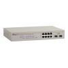 Allied Telesis AT GS950 / 8 WebSmart Switch - Switch - managed - 8 x 10 / 100 / 1000 + 2 x Shared SFP - Desktop