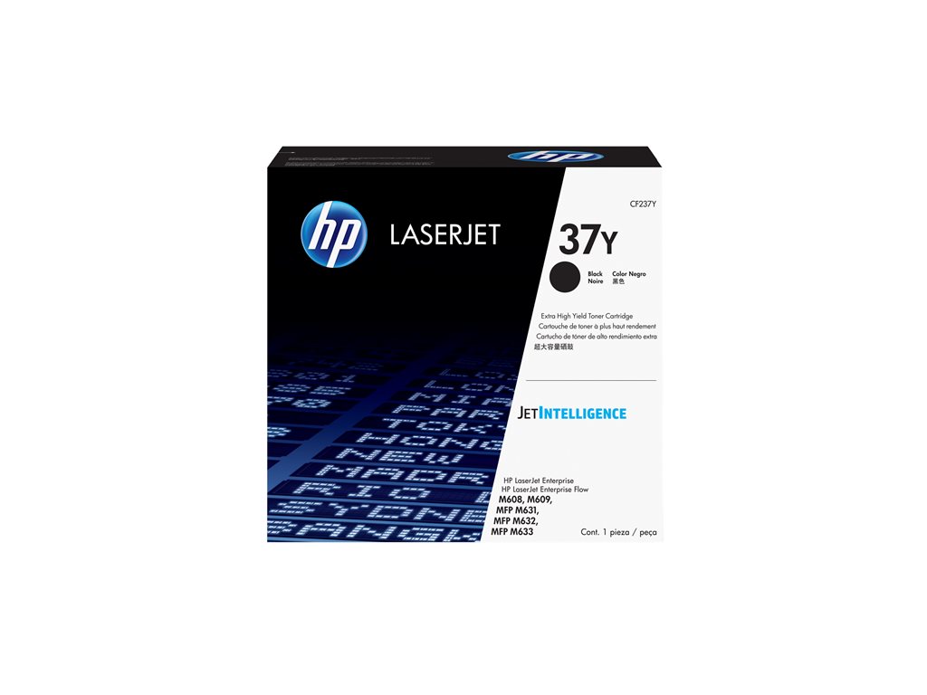 HP 37Y - Besonders hohe Ergiebigkeit - Schwarz - original - LaserJet - Tonerpatrone (CF237Y)