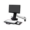 StyleView® Sit-Stand Combo Arm / LCD-Größe <=24" / Belastbarkeit 2,7-8,2kg / Anhebung 63,5cm / Neigung 30° / VESA MIS-D