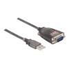 Delock - Serieller Adapter - USB 2.0 - RS-232 - durchsichtig